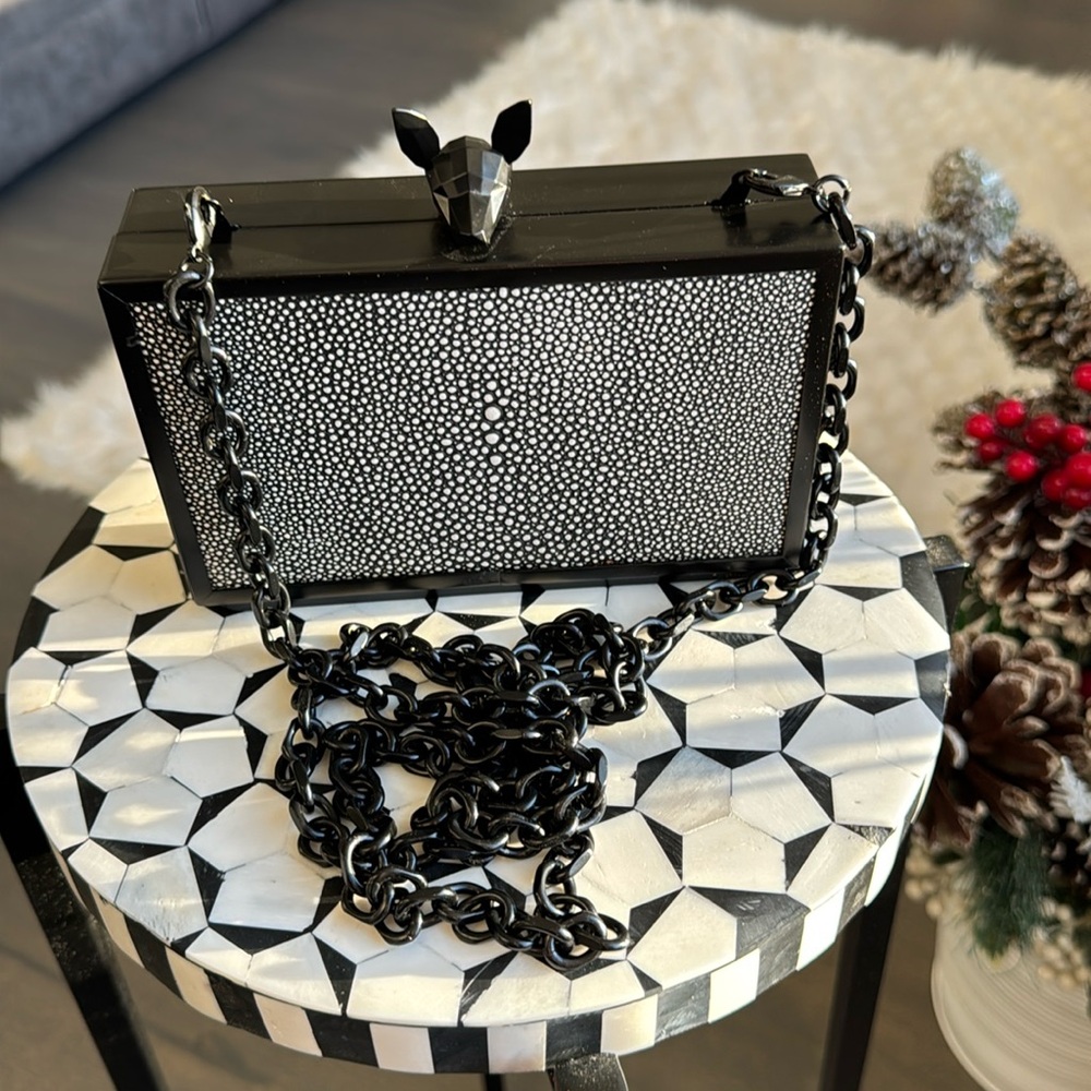Kendall & Kylie Metal box Crossbody / Shoulder Bag
